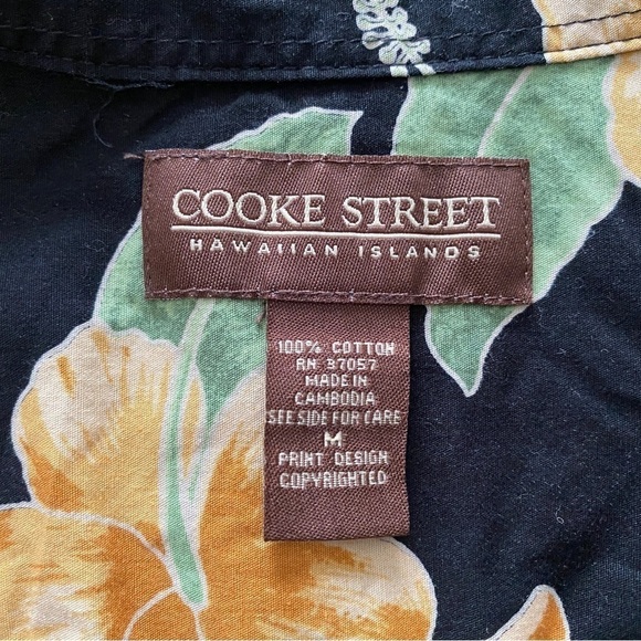 COOKE STREET Aloha Hawaiian Floral Shirt Men M Medium - Picture 5 of 6